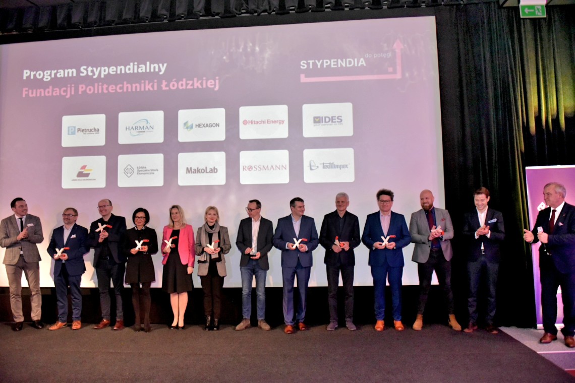 Przedstawiciele firm sponsorujących stypendia