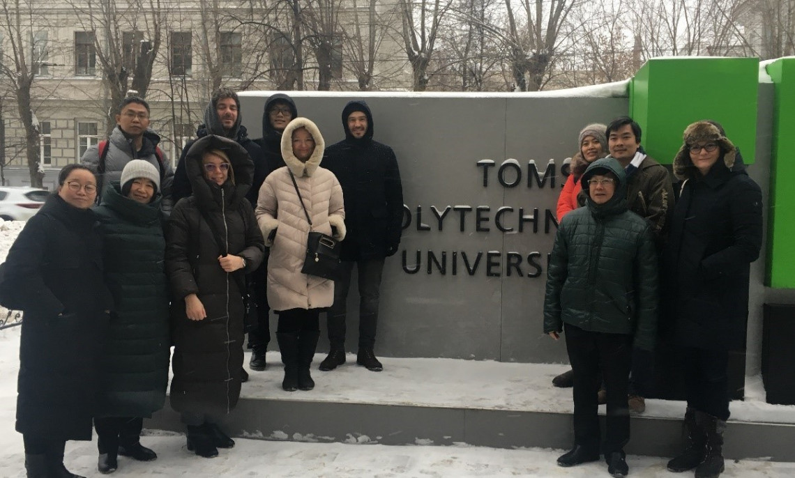 Uczestnicy Tygodnia Międzynarodowego w Politechnice w Tomsku, grudzień 2019