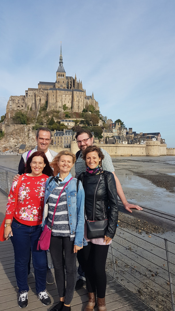 Widok na Mont Saint-Michel 