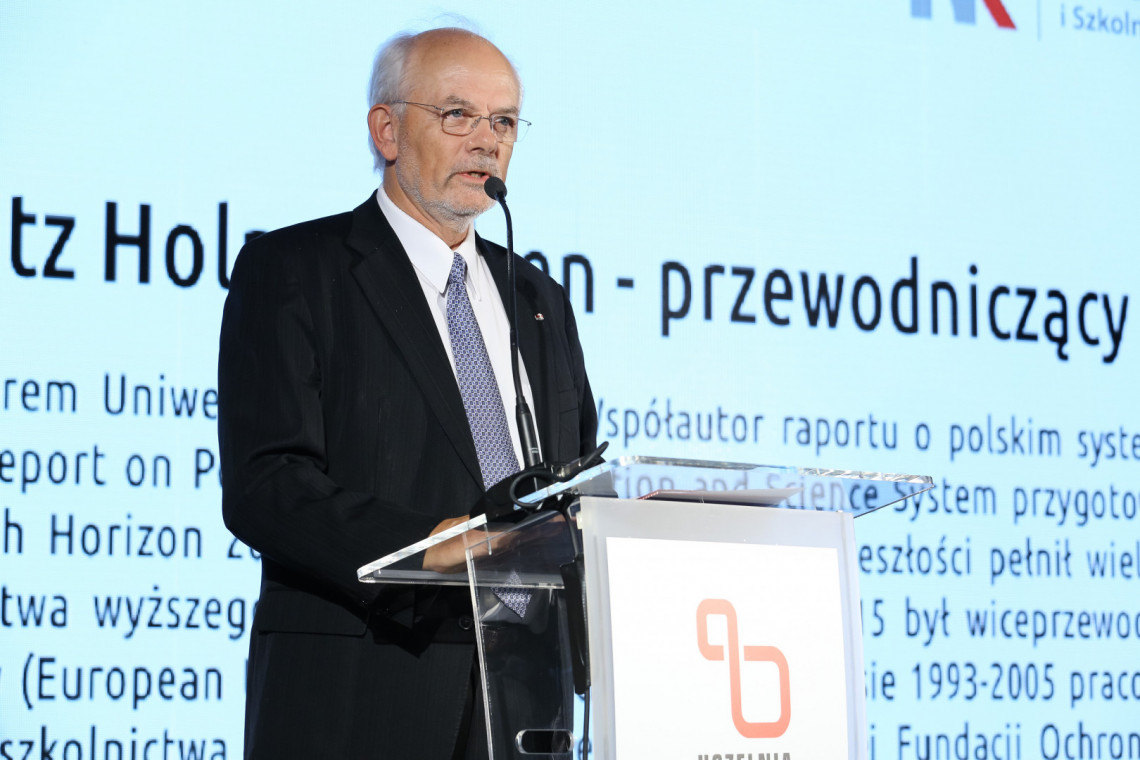 Przewodniczący zespołu ekspertów, prof. Lauritz Holm-Nielsen