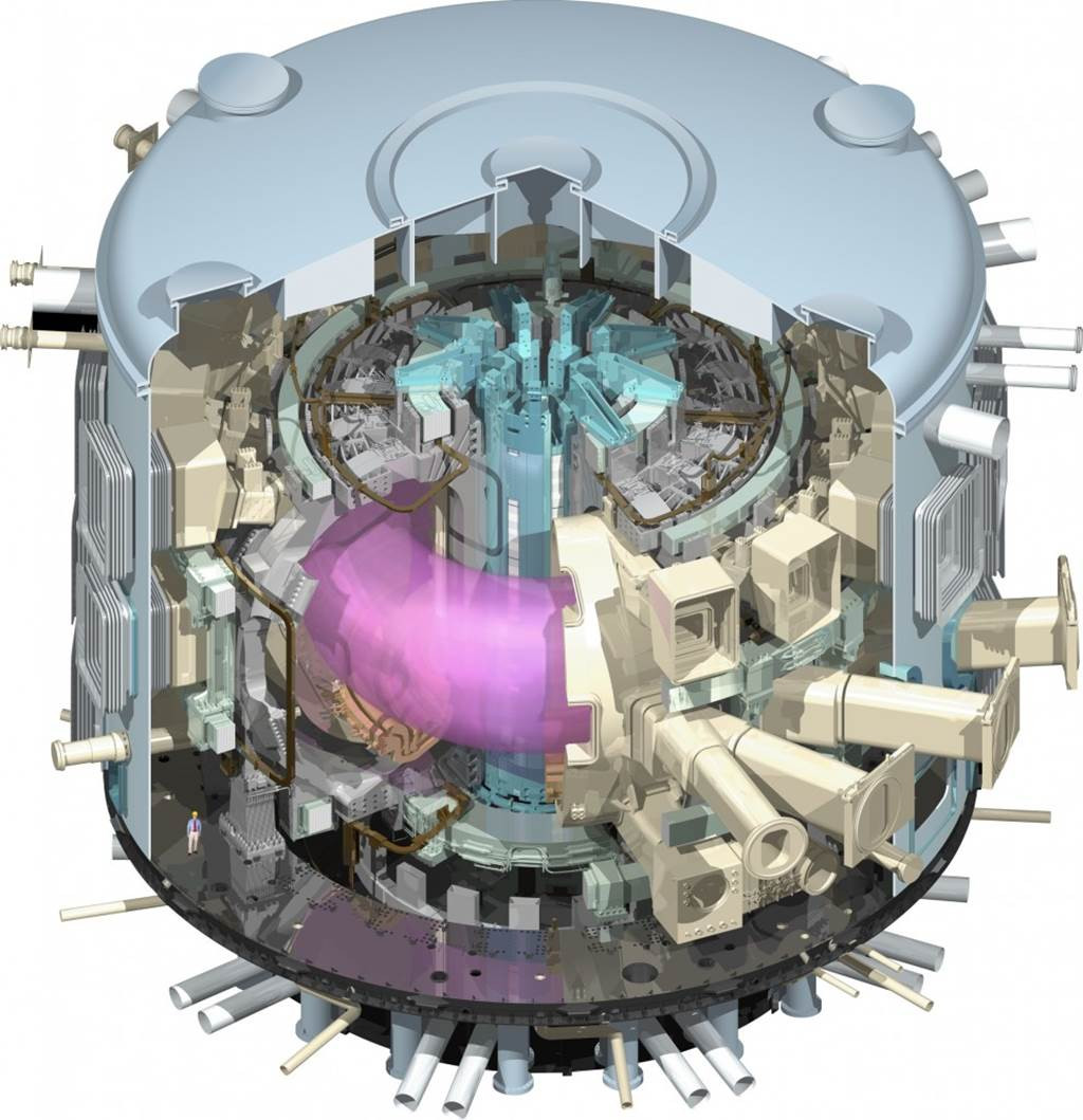 Tokomak ITER - obraz poglądowy