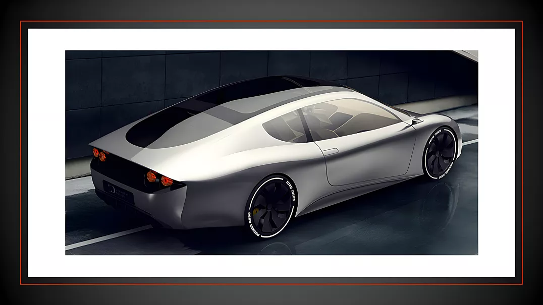 wizualizacja samochodu solarnego