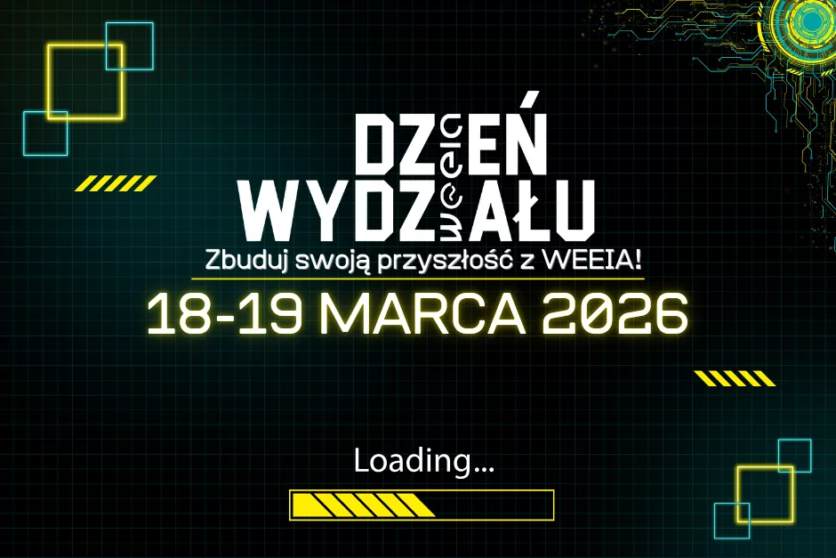 grafika z nazwą i datą wydarzenia. Na czarnym tle biały napis.