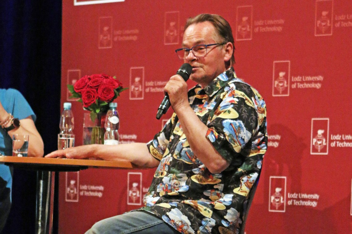 Piotr Pręgowski na spotkaniu "Czwartkowego Forum Kultury"