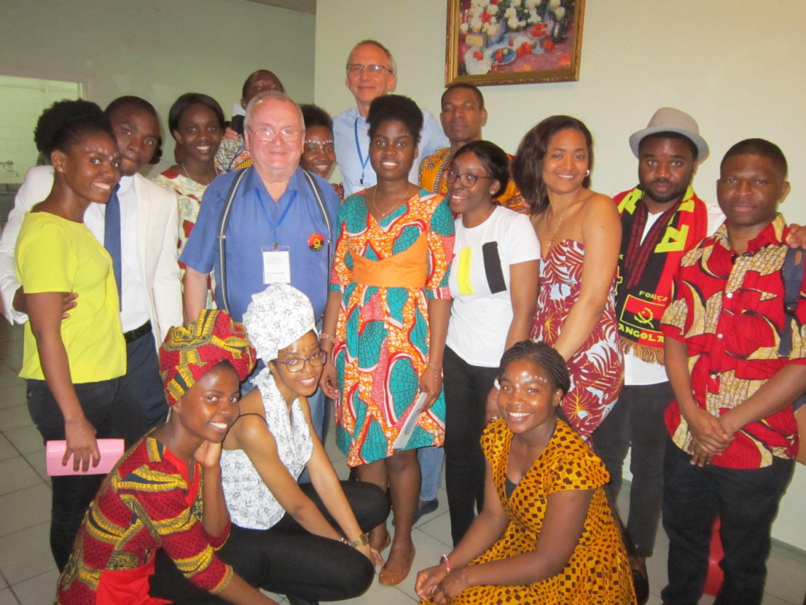 Spotkanie ze studentami z Angoli