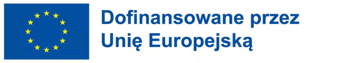 flaga UE i napis dofinansowane przez Unię Europejską