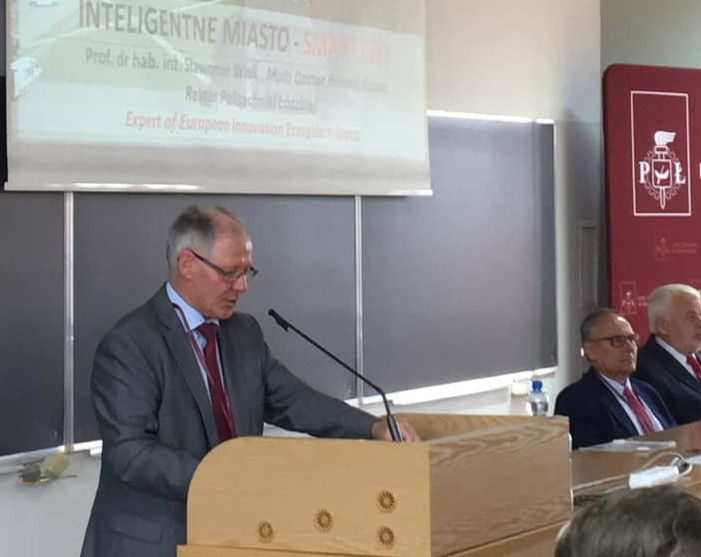 Inauguracja CMI w Politechnice Łódzkiej odbyła się z udziałem rektora prof. Sławomira Wiaka