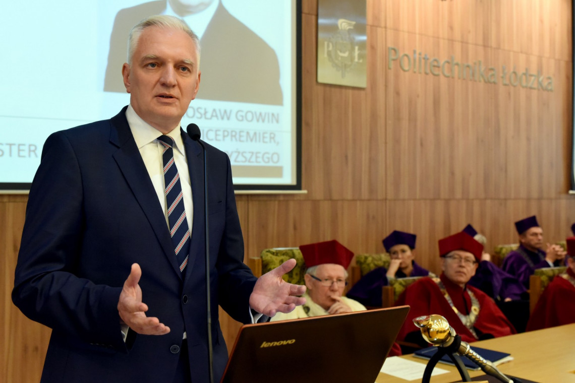 Gościem inauguracji był wicepremier, minister nauki i szkolnictwa wyższego Jarosław Gowin 