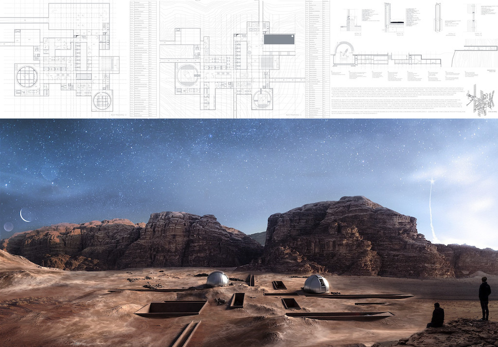Wyróżniony projekt ośrodka badawczego w Wadi Rum