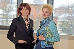   dr hab. inż, Edyta Gendaszewska-Darmach, prof. PŁ (z lewej) i dr hab. inż. Małgorzata Zakłos-Szyda, prof.  PŁ