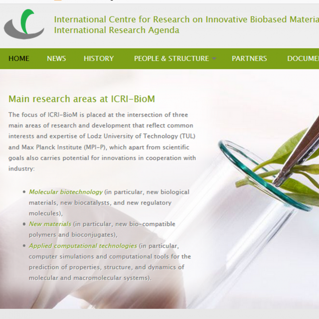Strona ICRI-BioM
